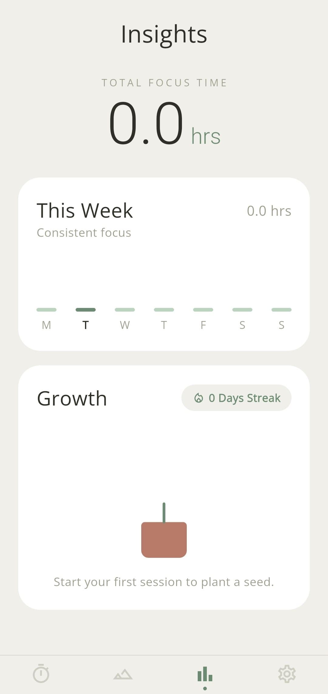 Timerr Ambient Theme Statistics