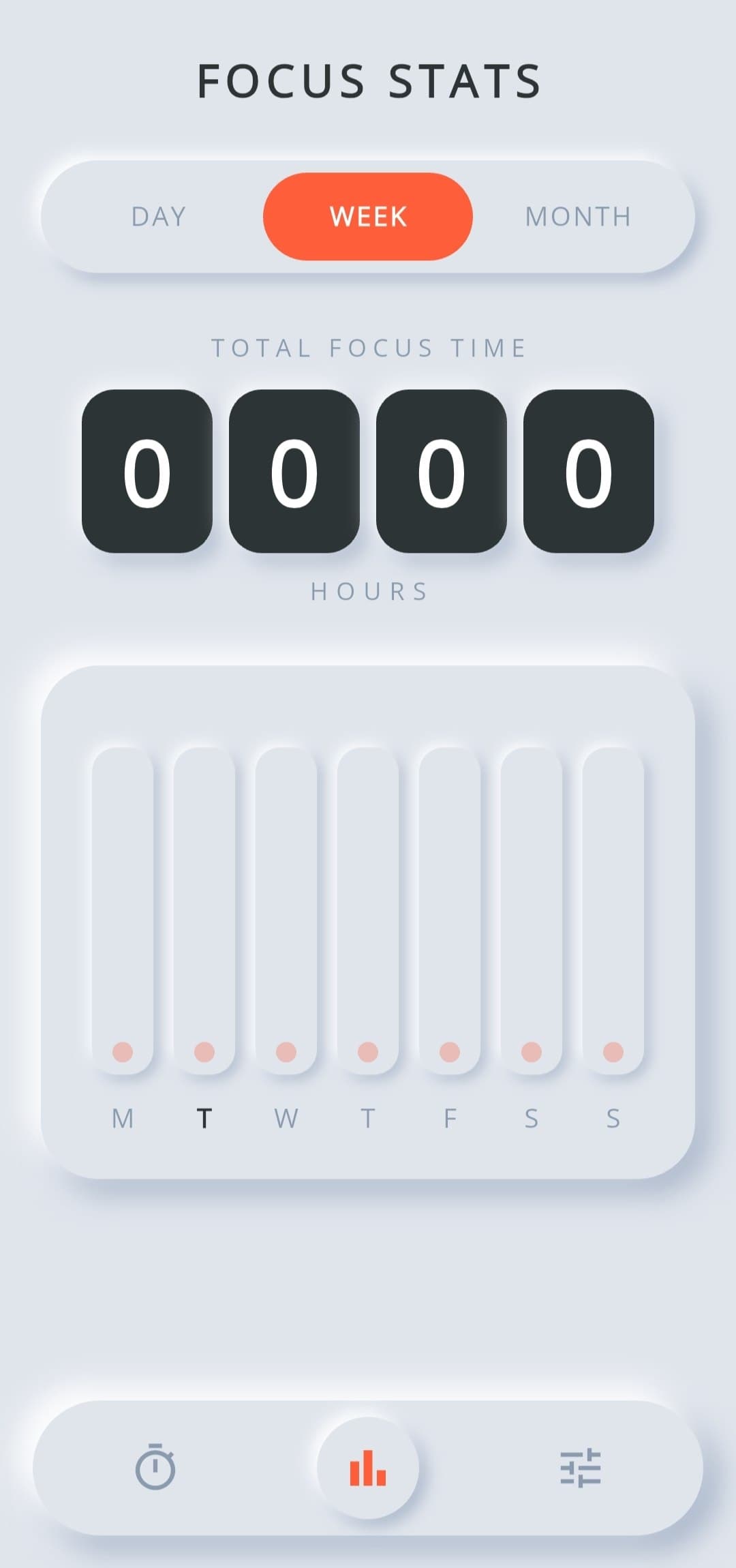 Timerr Analog Theme Stats