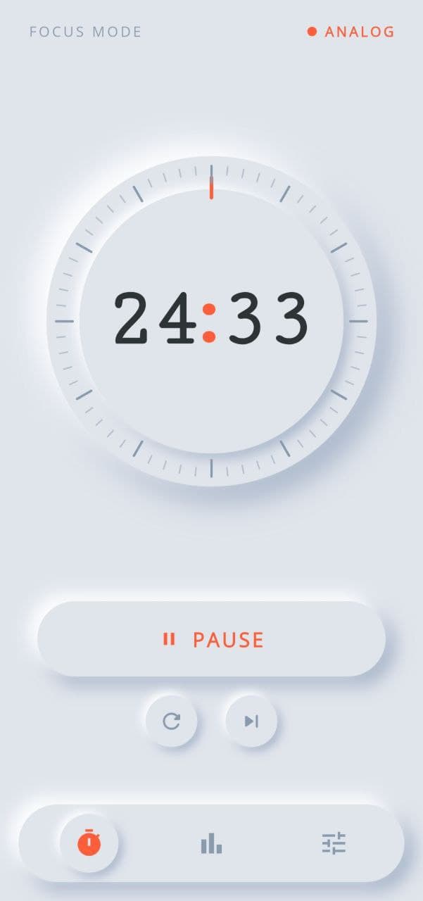 Timerr Analog Theme Timer