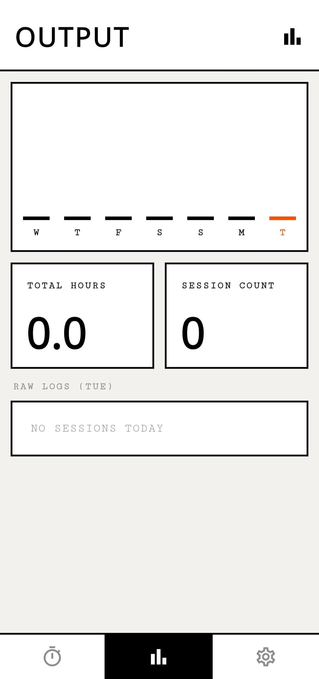 Timerr Retro Theme Stats
