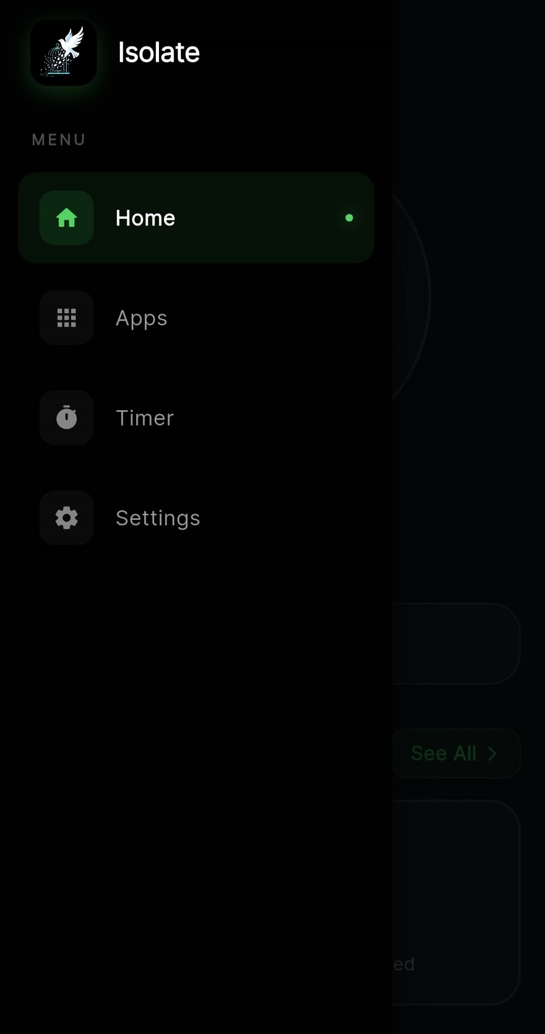 Isolate sidebar navigation